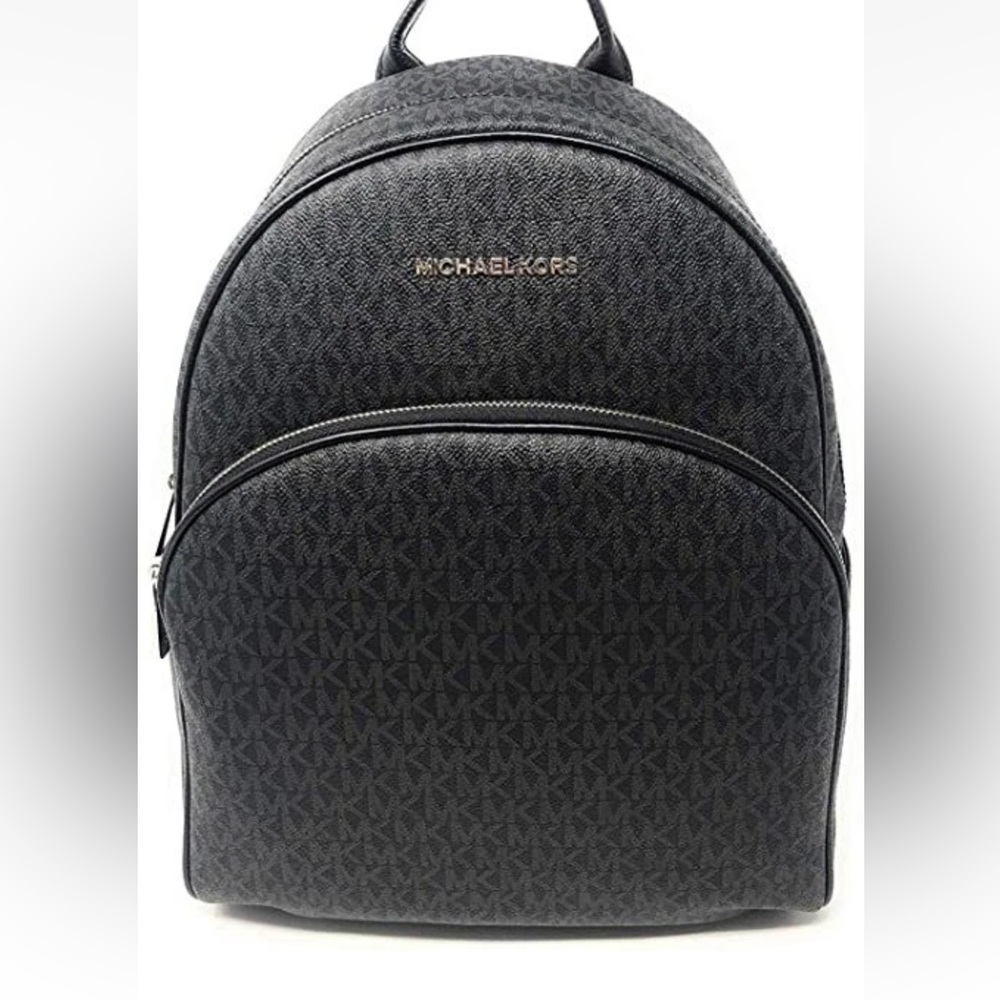 New with tags Michael Kors Abbey Jet Set Backpack Large in MK signature design